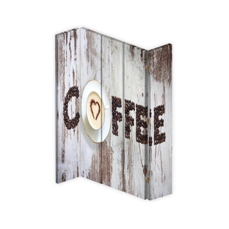 Kitchen screen - Coffee inscription made from coffee beans | FEEBY