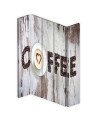 Kitchen screen - Coffee inscription made from coffee beans | FEEBY