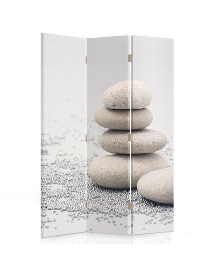 Bathroom divider - for spa Zen stones White | FEEBY