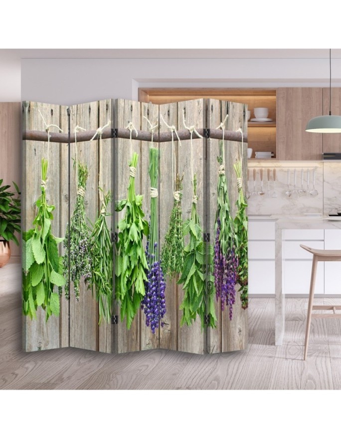 Bathroom divider - Dried herbs | FEEBY