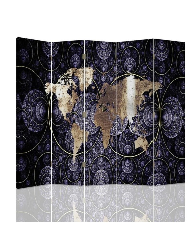 Multipart screen - Elegant world map | FEEBY