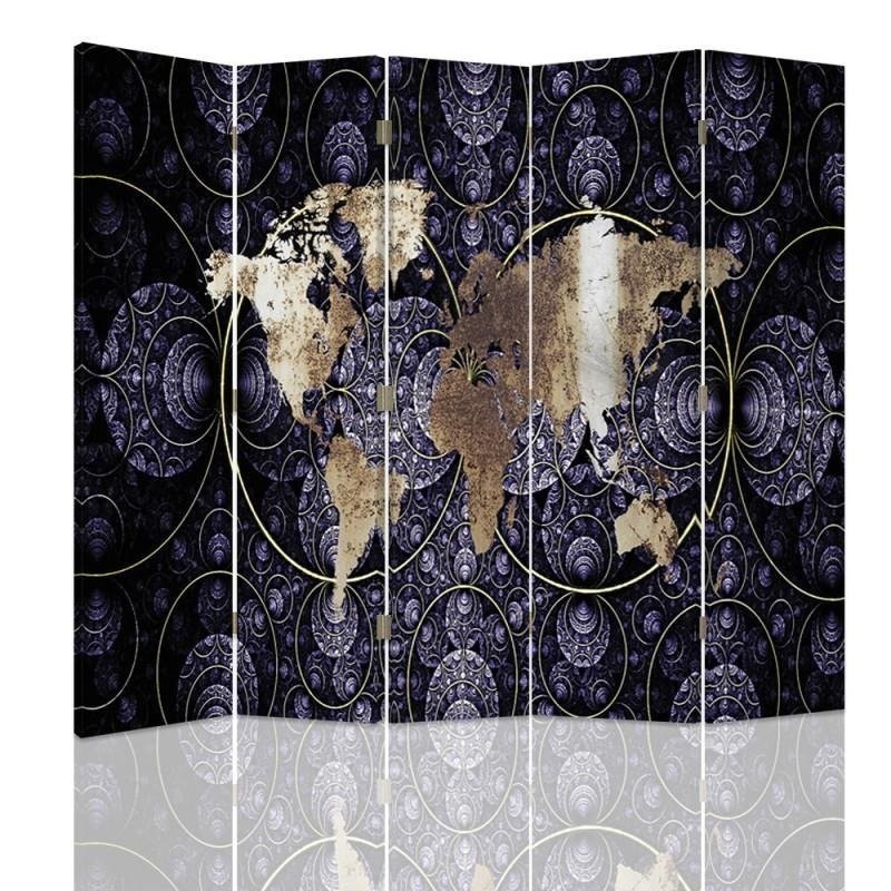 Multipart screen - Elegant world map | FEEBY