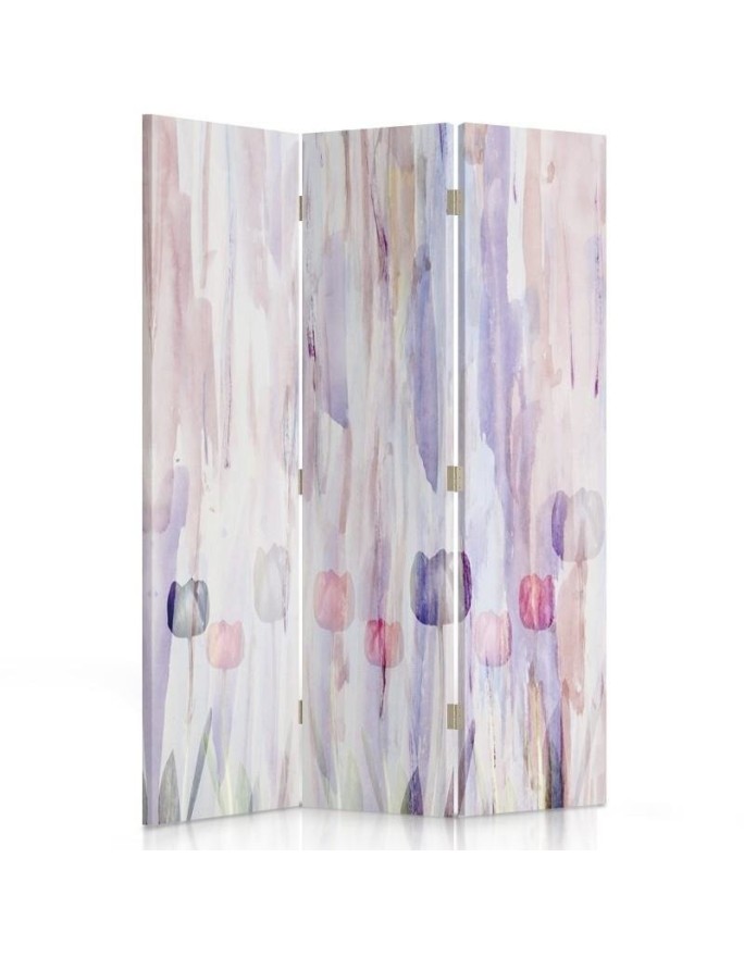 Room divider - Painted flowers in pastels | FEEBY