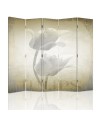 Modern room divider - Retro-style tulips | FEEBY
