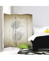 Modern room divider - Retro-style tulips | FEEBY