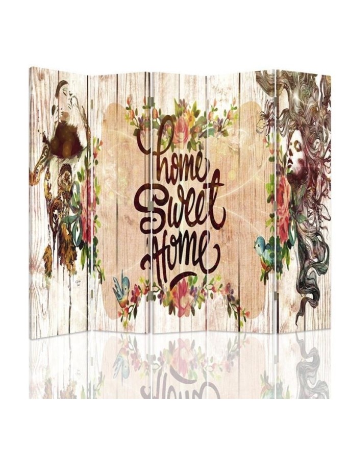 Bedroom divider - Home Sweet Home lettering | FEEBY
