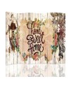 Bedroom divider - Home Sweet Home lettering | FEEBY