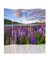 Decorative room divider - Boundless lavender field | FEEBY