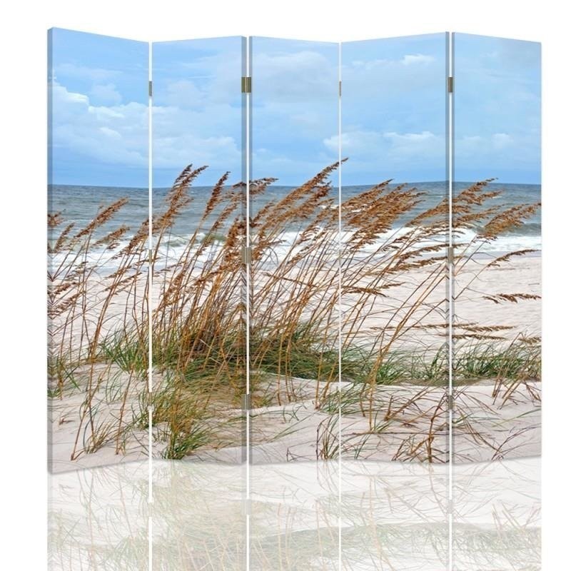 Bathroom divider - Grass on the sea beach | FEEBY