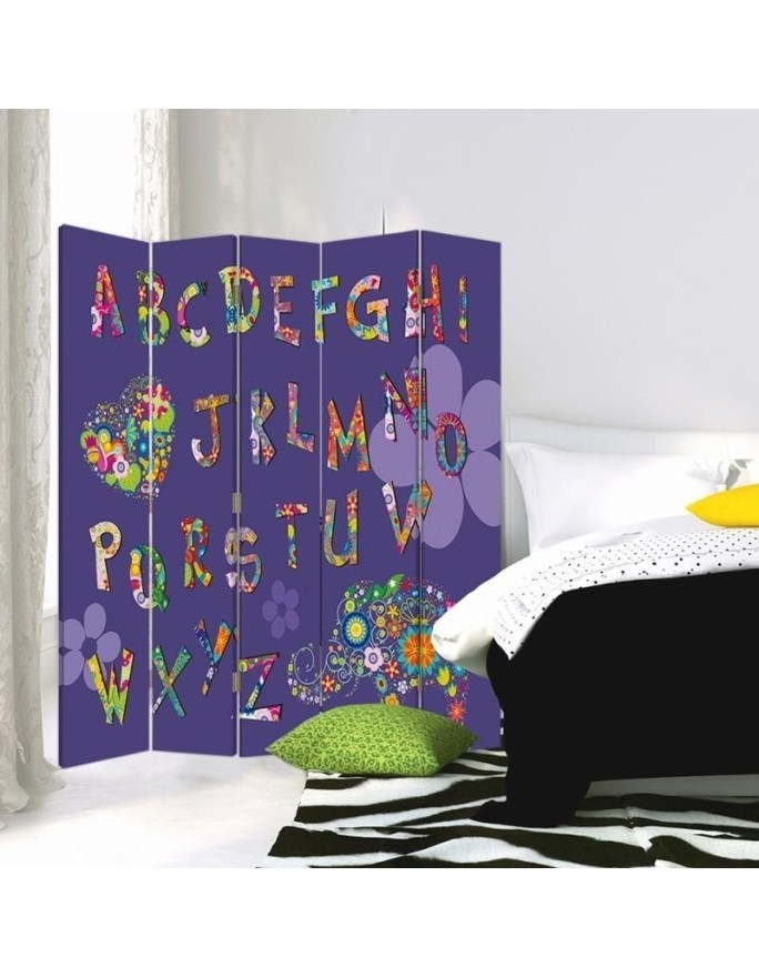 Children's room divider - Children's alphabet | FEEBY
