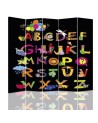 Children's room divider - Cheerful alphabet | FEEBY