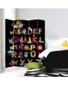 Children's room divider - Cheerful alphabet | FEEBY