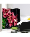 Double-sided screen - Orchid with bamboo | FEEBY