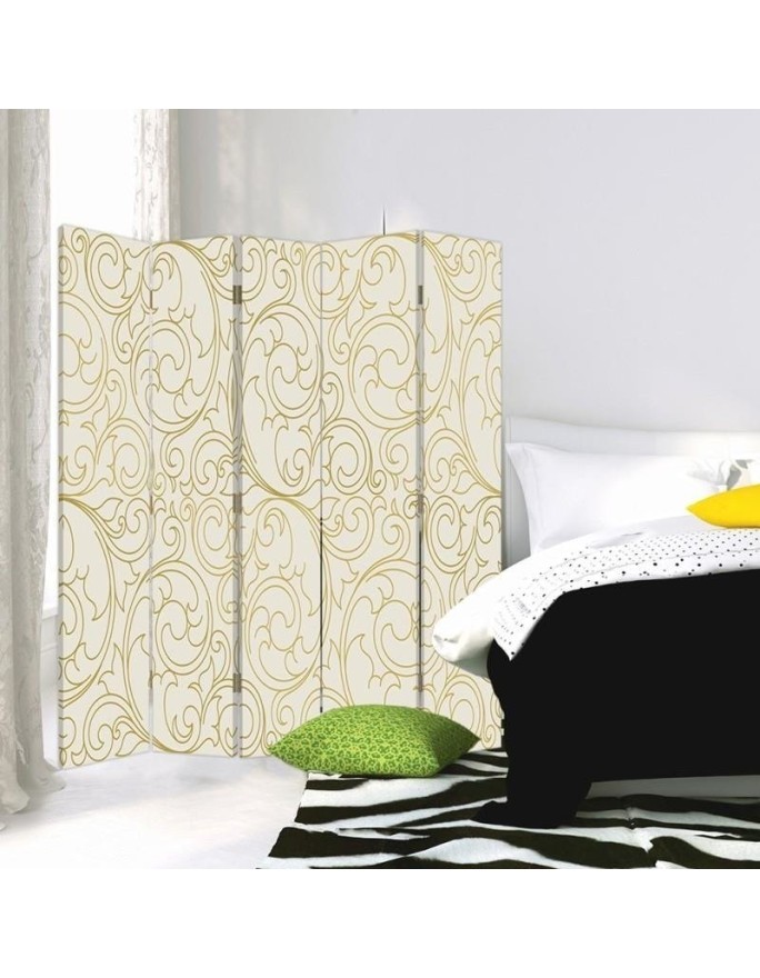 Decorative room divider - Wallpaper in light colour | FEEBY