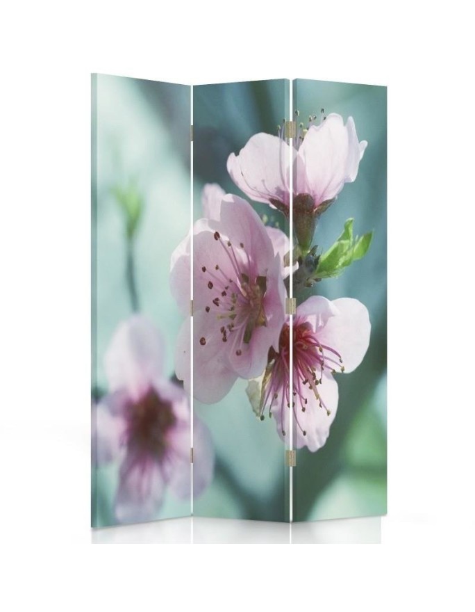 Decorative screen - Cherry blossom in close-up | FEEBY