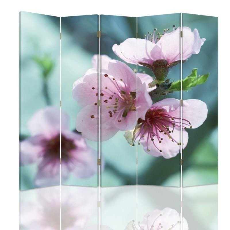 Decorative screen - Cherry blossom in close-up | FEEBY