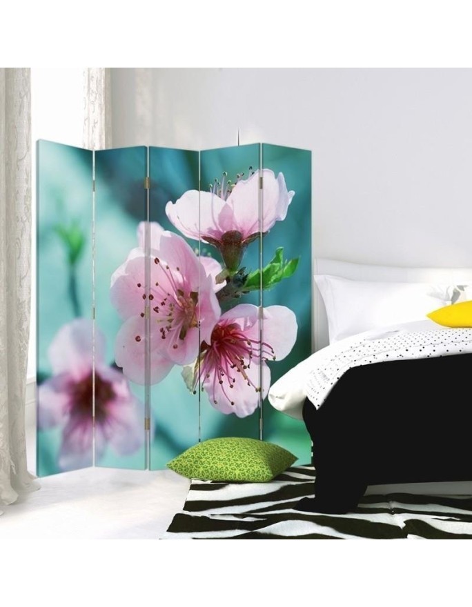 Decorative screen - Cherry blossom in close-up | FEEBY