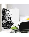 Decorative room divider - Black bird on a branch | FEEBY
