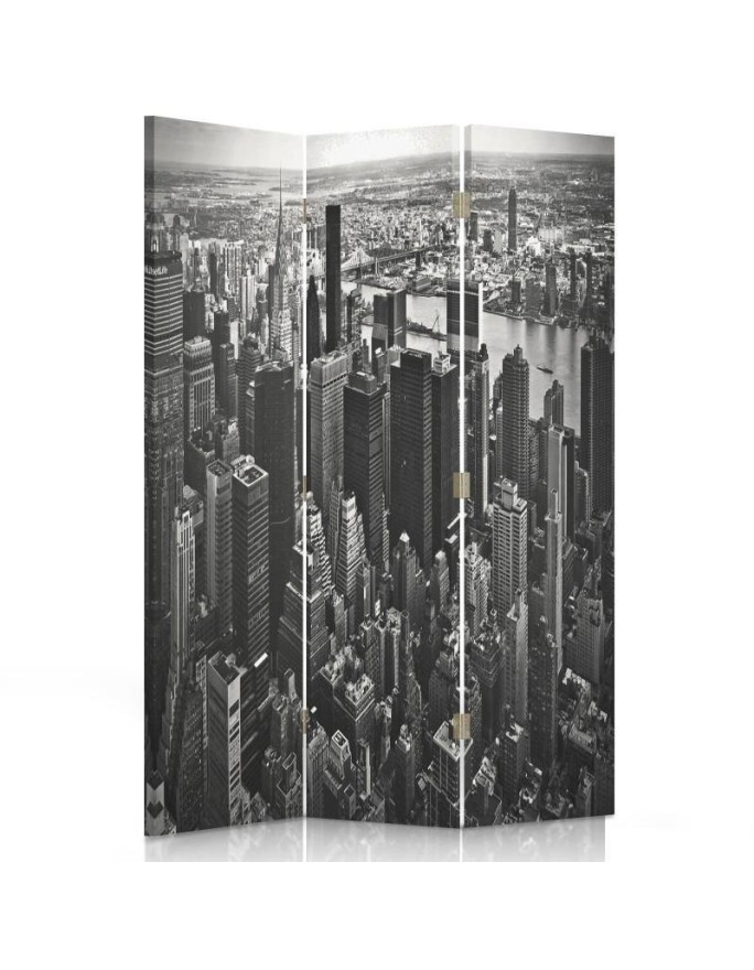 Living room divider - Manhattan in black and white | FEEBY