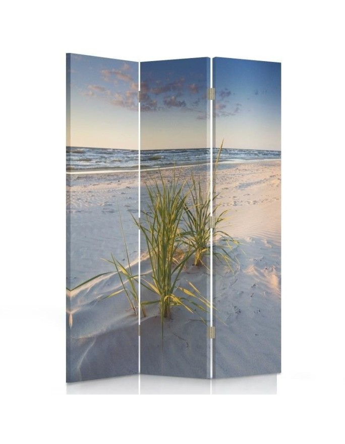 Bathroom divider - Purple light over the beach | FEEBY