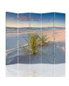 Bathroom divider - Purple light over the beach | FEEBY