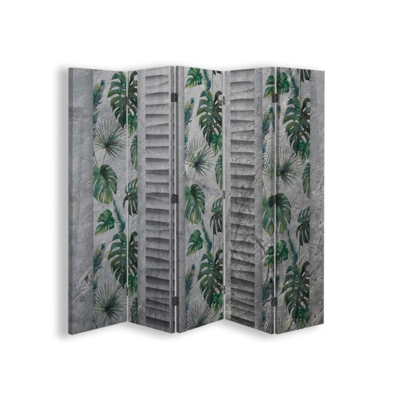 Modern room divider - Monstera pattern | FEEBY