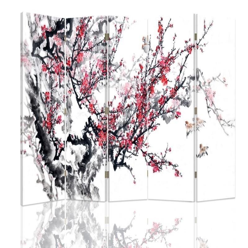 Multipart screen - Subtle Japanese cherry | FEEBY