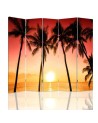 Practical bathroom divider - Pink sunset | FEEBY