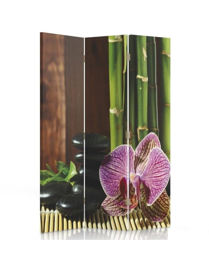 Bedroom divider - Pebbles and orchid | FEEBY