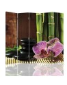 Bedroom divider - Pebbles and orchid | FEEBY