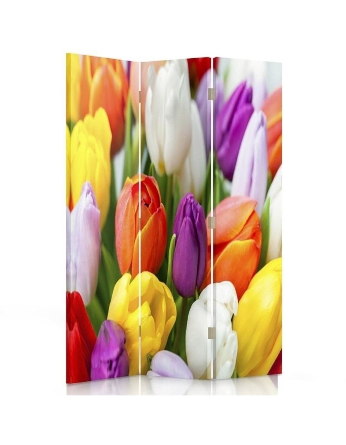 Room Divider Coloured tulips