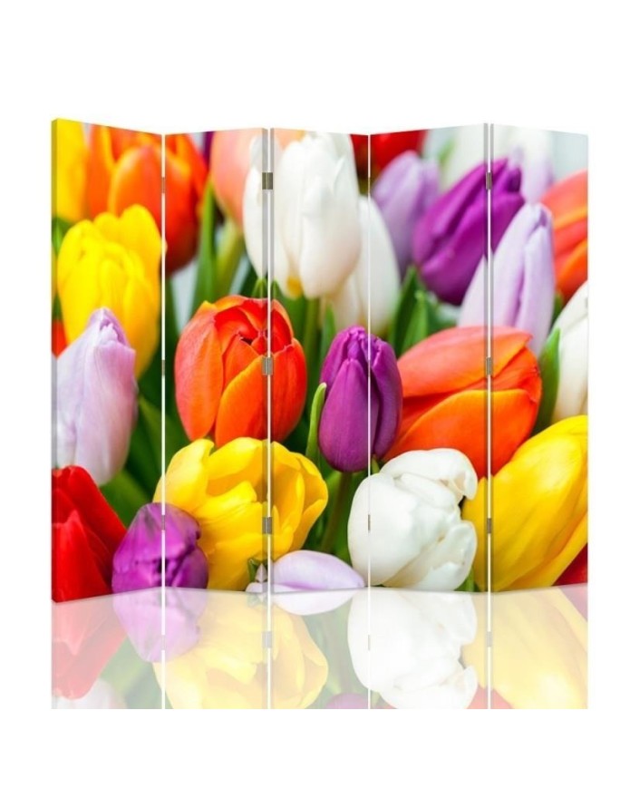 room divider - Colourful tulips | FEEBY