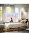 Decorative screen - Buddha figurine and stones | FEEBY