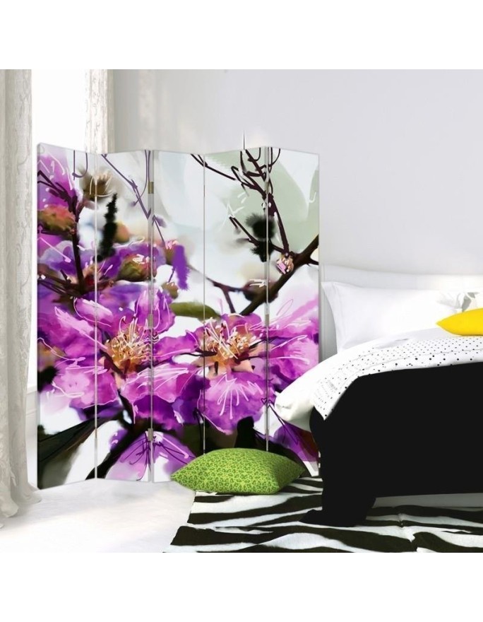 Double-sided wall screen - Magnetic flowers | FEEBY