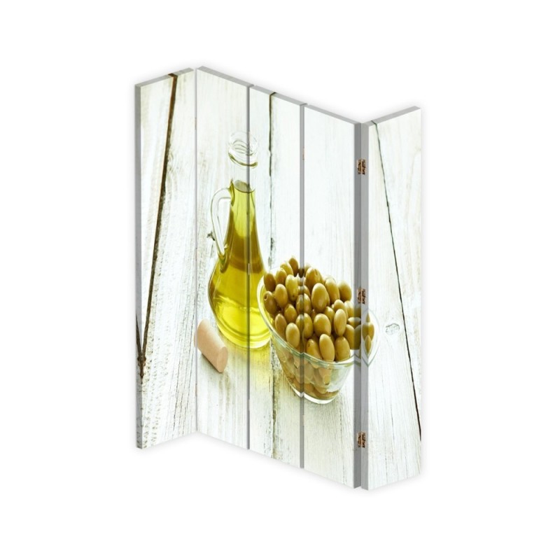 Kitchen screen - Olives in a bowl and oil | FEEBY