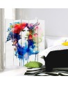 Decorative room divider - Coloured Woman Portrait Glamour | FEEBY