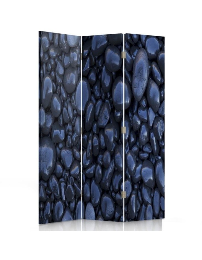 Decorative room divider - Black stones | FEEBY