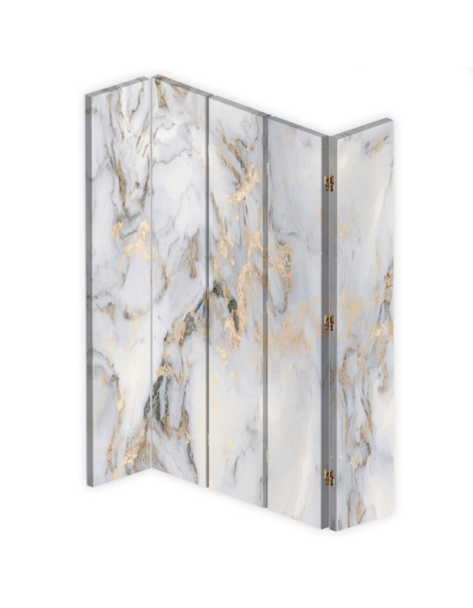 Living room divider - Golden marble | FEEBY