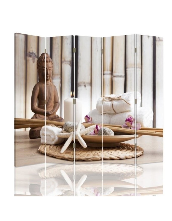 Room divider - Buddha in candlelight | FEEBY