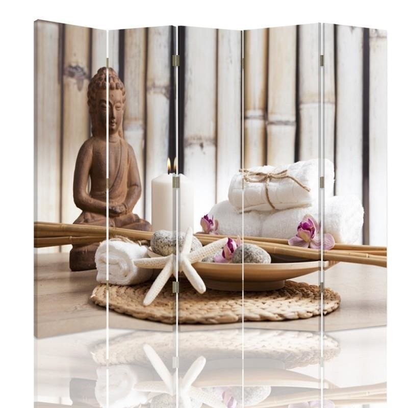 Room divider - Buddha in candlelight | FEEBY