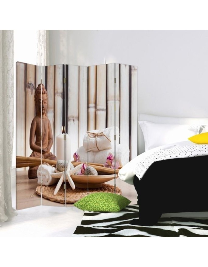 Room divider - Buddha in candlelight | FEEBY