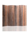 Decorative screen - Planks in brown | FEEBY