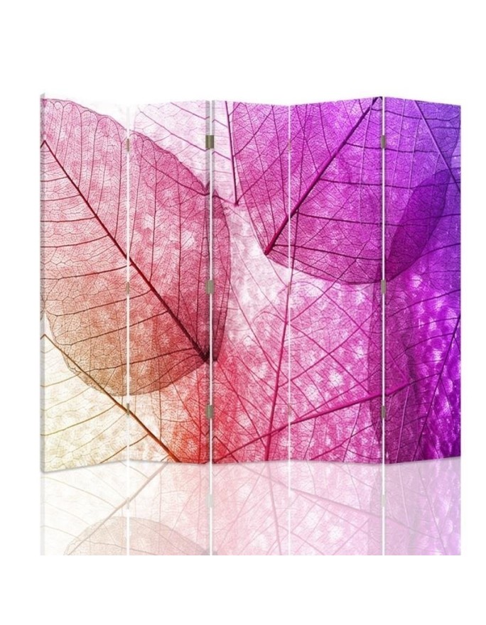 room divider - Pink leaves | FEEBY
