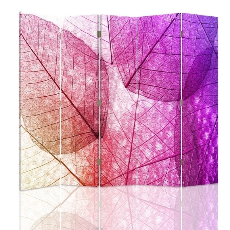room divider - Pink leaves | FEEBY