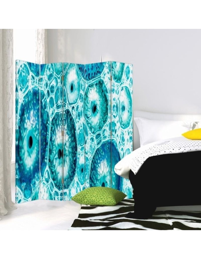 Double-sided screen - Blue pattern | FEEBY