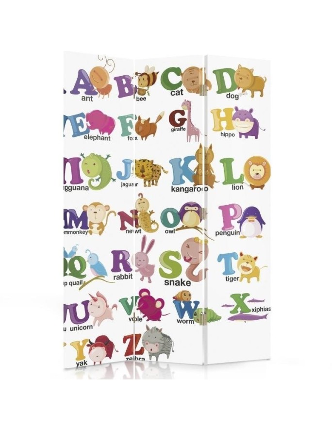 Children's room divider - Picture alphabet | FEEBY
