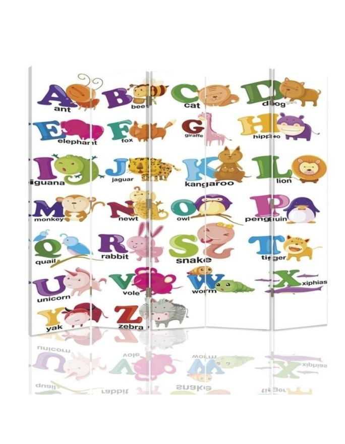 Children's room divider - Picture alphabet | FEEBY
