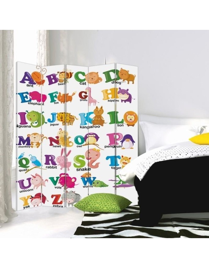 Children's room divider - Picture alphabet | FEEBY