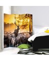 Multipart room divider - Deer at sunset | FEEBY