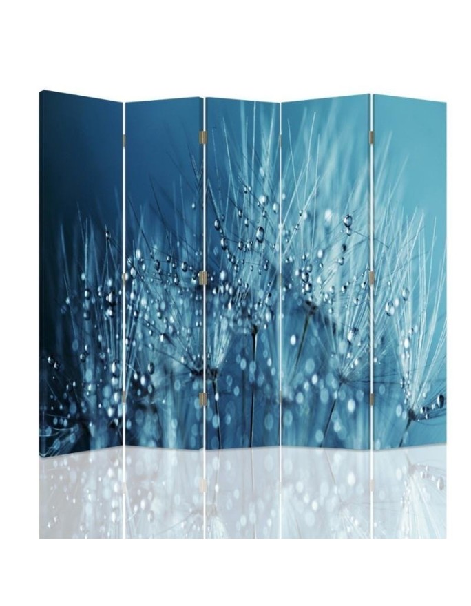 Modern room divider - Blowers in blue | FEEBY